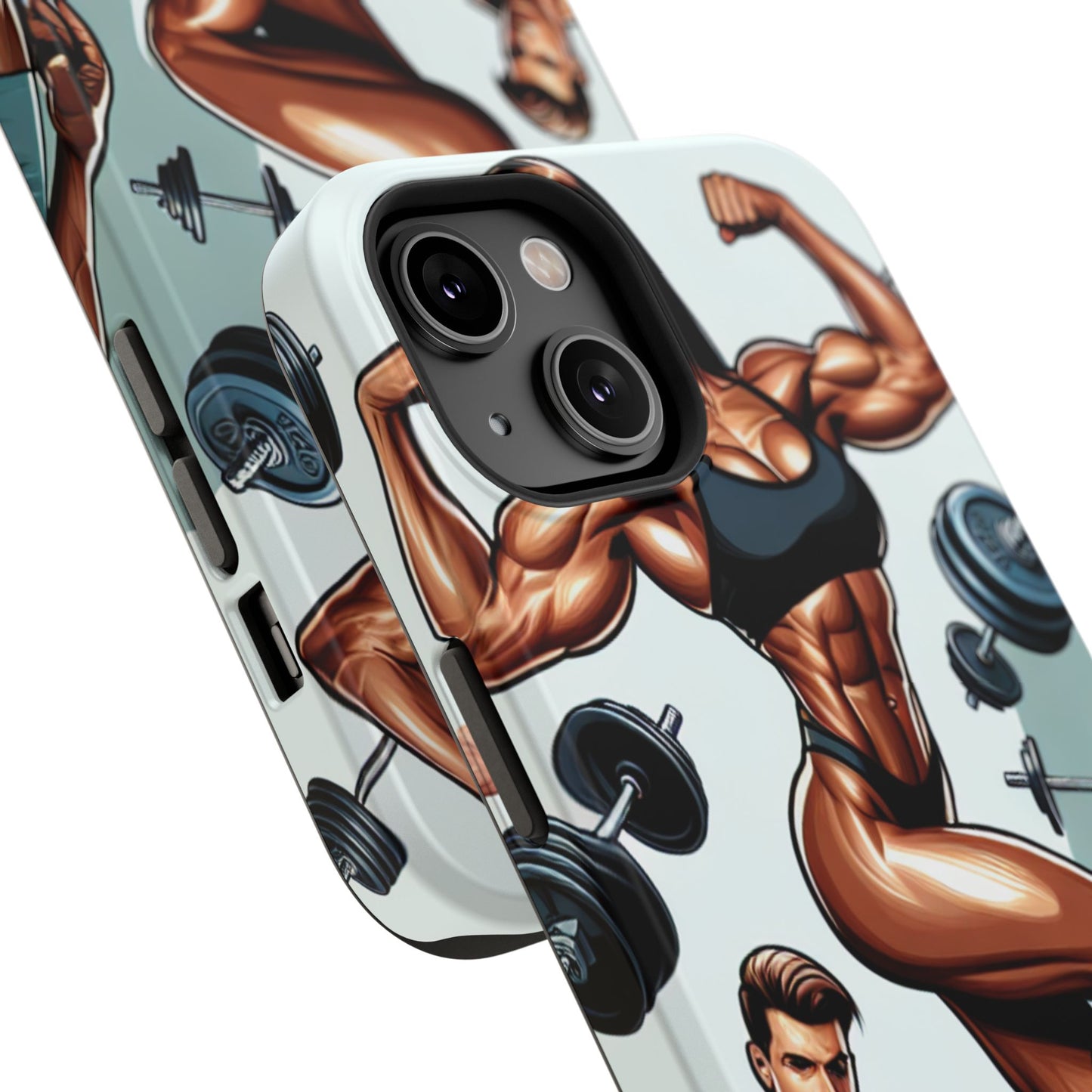 Muscle Motivation Phone Cases - Impact-Resistant, Fitness Gift, Workout Accessory, Athlete Phone Cover, Gym Enthusiast