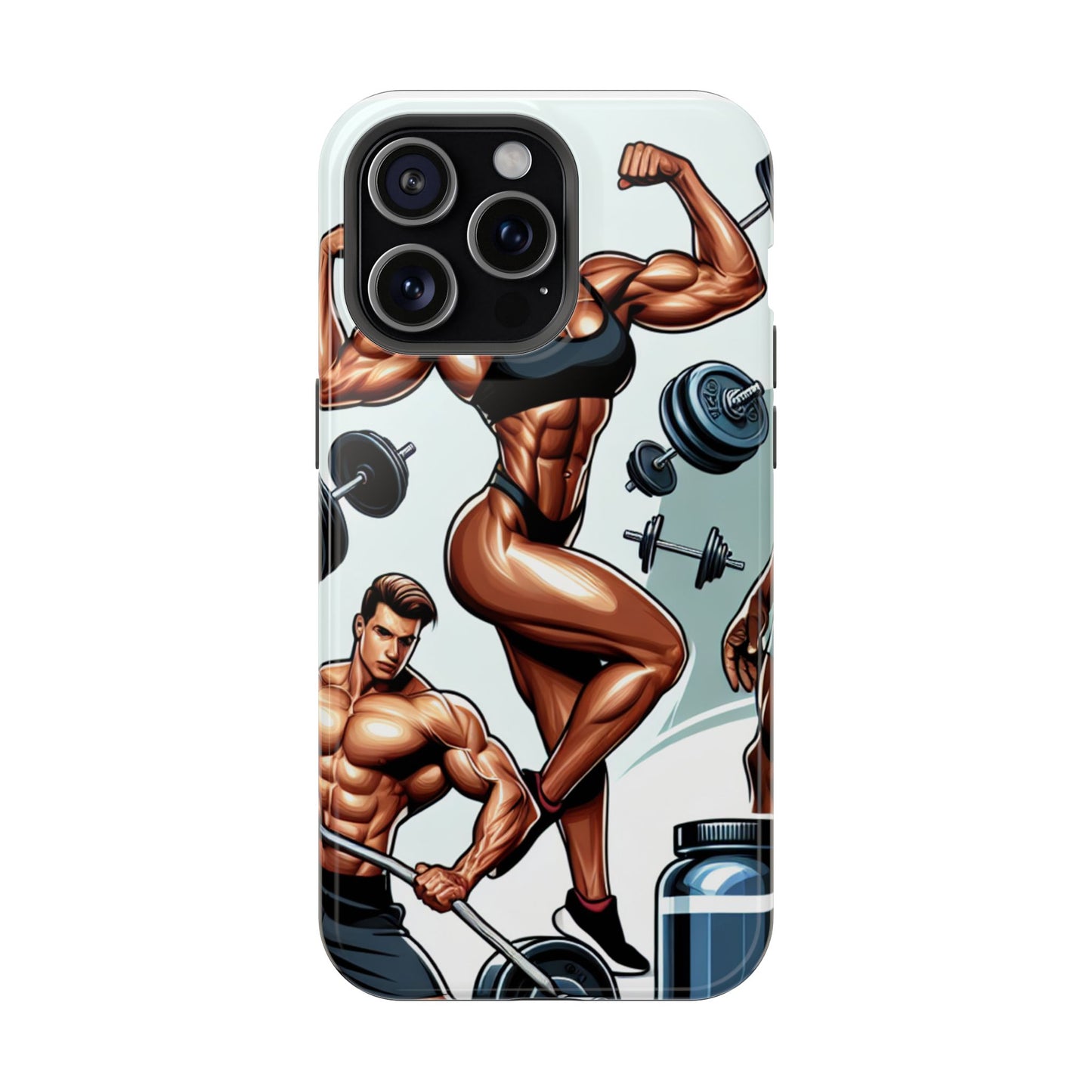 Muscle Motivation Phone Cases - Impact-Resistant, Fitness Gift, Workout Accessory, Athlete Phone Cover, Gym Enthusiast