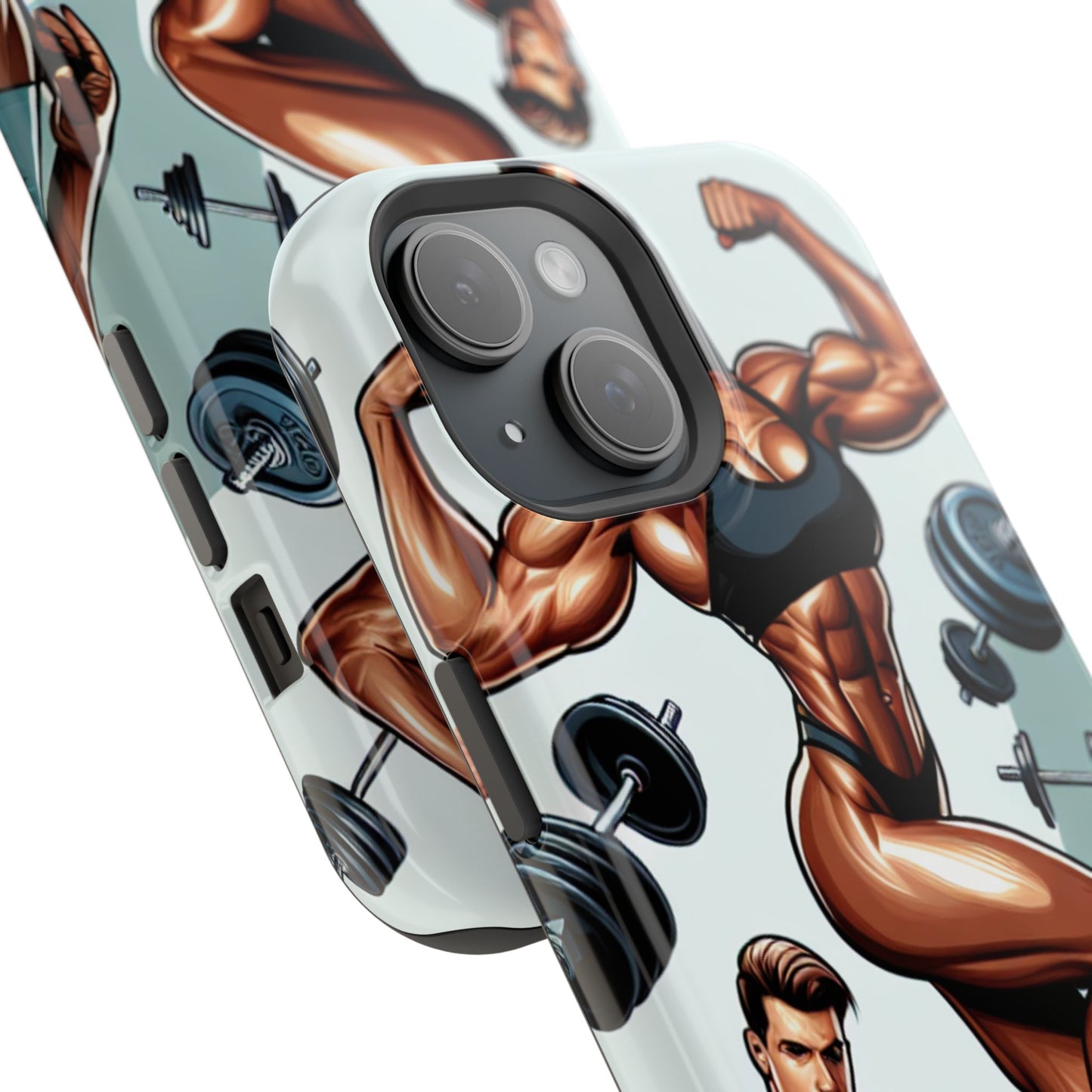 Muscle Motivation Phone Cases - Impact-Resistant, Fitness Gift, Workout Accessory, Athlete Phone Cover, Gym Enthusiast