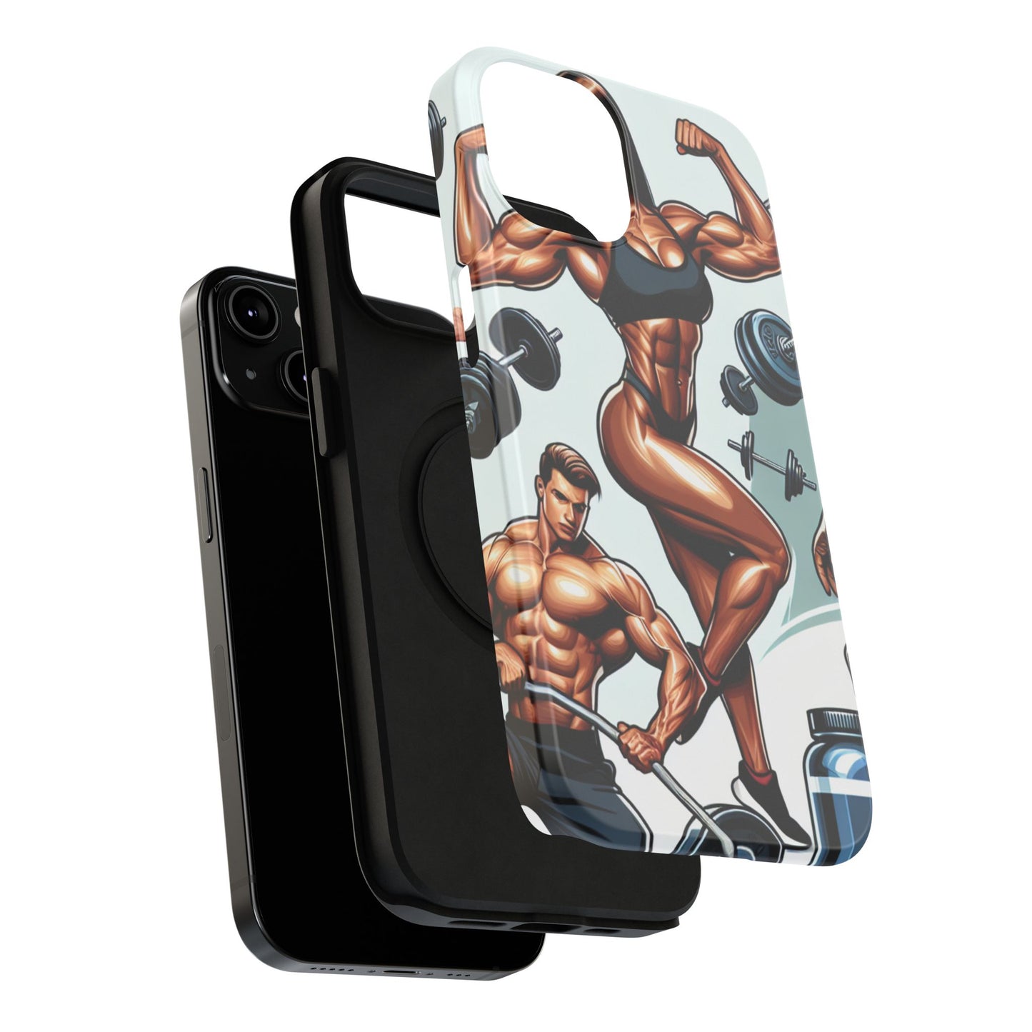 Muscle Motivation Phone Cases - Impact-Resistant, Fitness Gift, Workout Accessory, Athlete Phone Cover, Gym Enthusiast