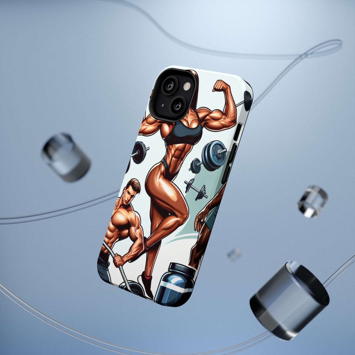 Muscle Motivation Phone Cases - Impact-Resistant, Fitness Gift, Workout Accessory, Athlete Phone Cover, Gym Enthusiast