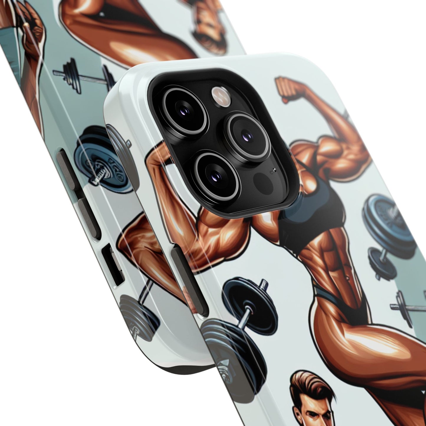 Muscle Motivation Phone Cases - Impact-Resistant, Fitness Gift, Workout Accessory, Athlete Phone Cover, Gym Enthusiast