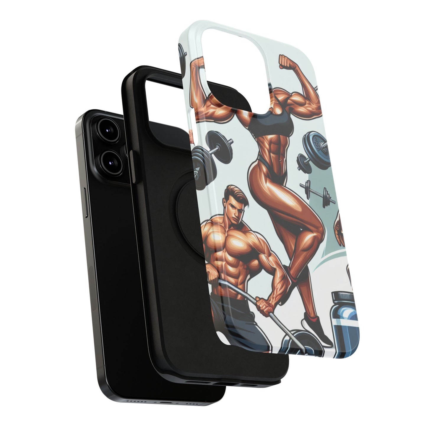 Muscle Motivation Phone Cases - Impact-Resistant, Fitness Gift, Workout Accessory, Athlete Phone Cover, Gym Enthusiast