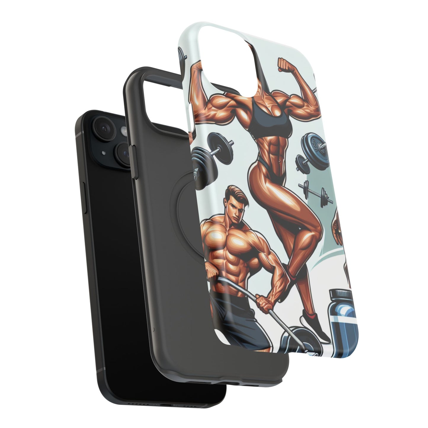 Muscle Motivation Phone Cases - Impact-Resistant, Fitness Gift, Workout Accessory, Athlete Phone Cover, Gym Enthusiast