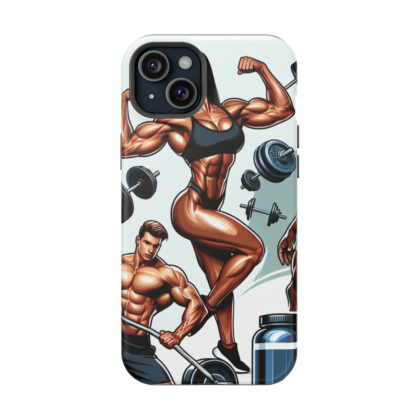 Muscle Motivation Phone Cases - Impact-Resistant, Fitness Gift, Workout Accessory, Athlete Phone Cover, Gym Enthusiast