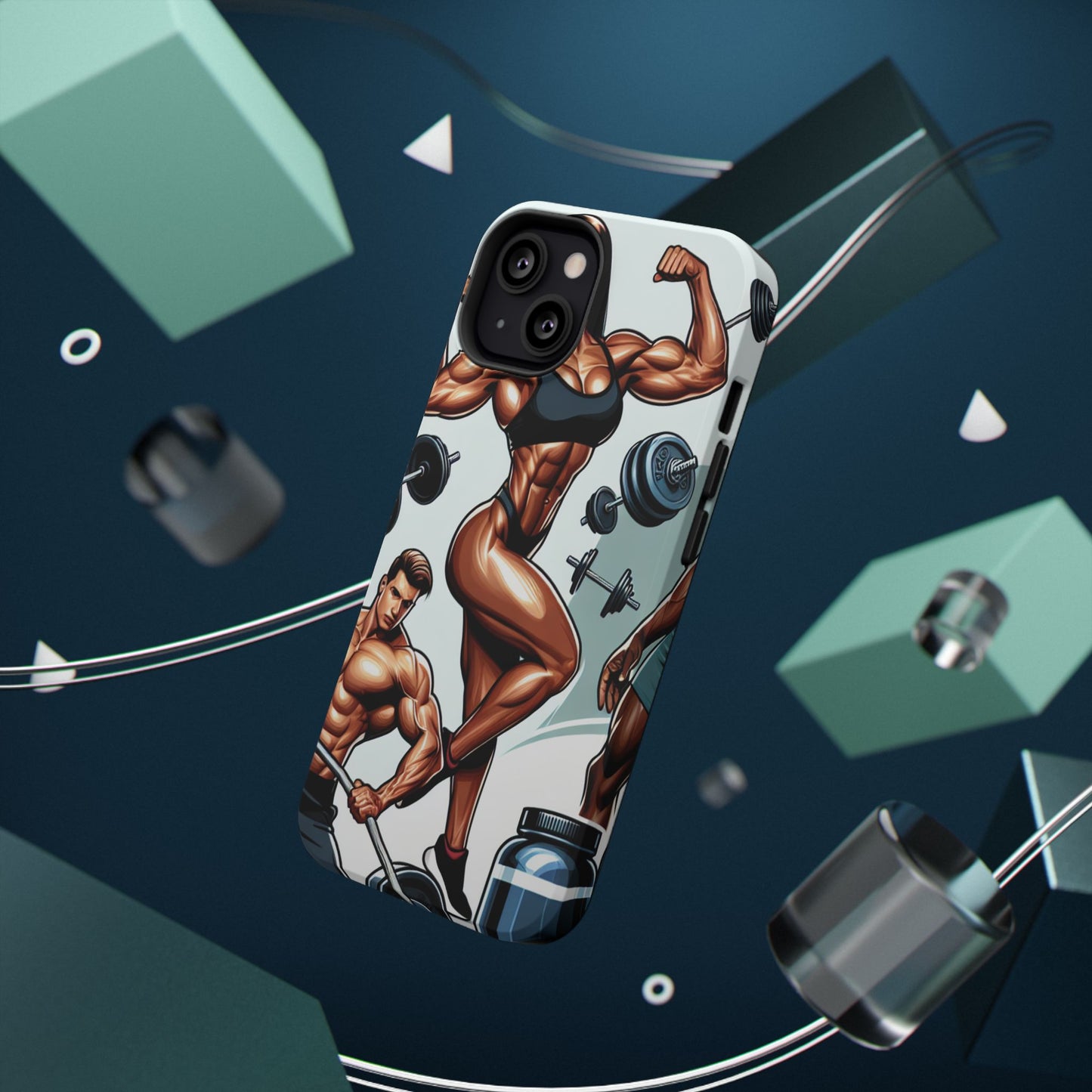 Muscle Motivation Phone Cases - Impact-Resistant, Fitness Gift, Workout Accessory, Athlete Phone Cover, Gym Enthusiast