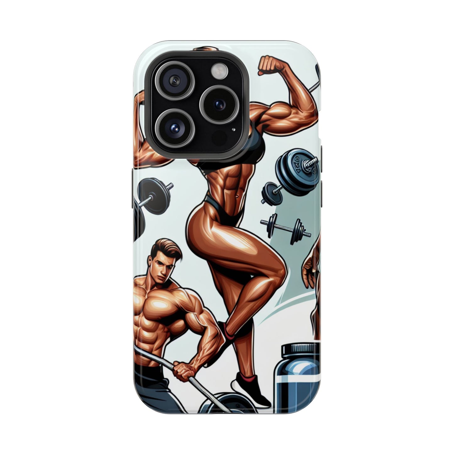 Muscle Motivation Phone Cases - Impact-Resistant, Fitness Gift, Workout Accessory, Athlete Phone Cover, Gym Enthusiast