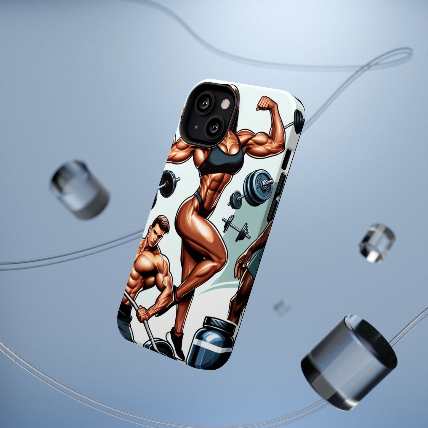 Muscle Motivation Phone Cases - Impact-Resistant, Fitness Gift, Workout Accessory, Athlete Phone Cover, Gym Enthusiast