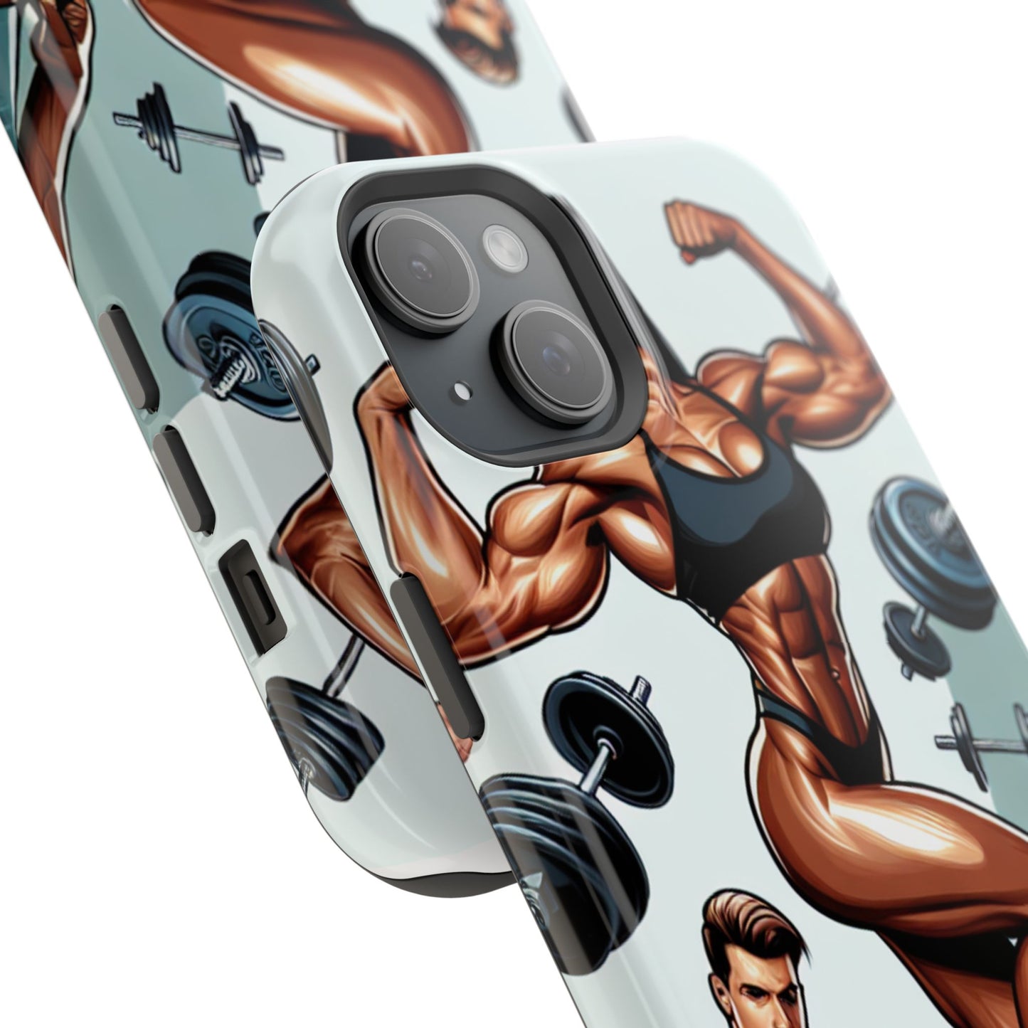Muscle Motivation Phone Cases - Impact-Resistant, Fitness Gift, Workout Accessory, Athlete Phone Cover, Gym Enthusiast