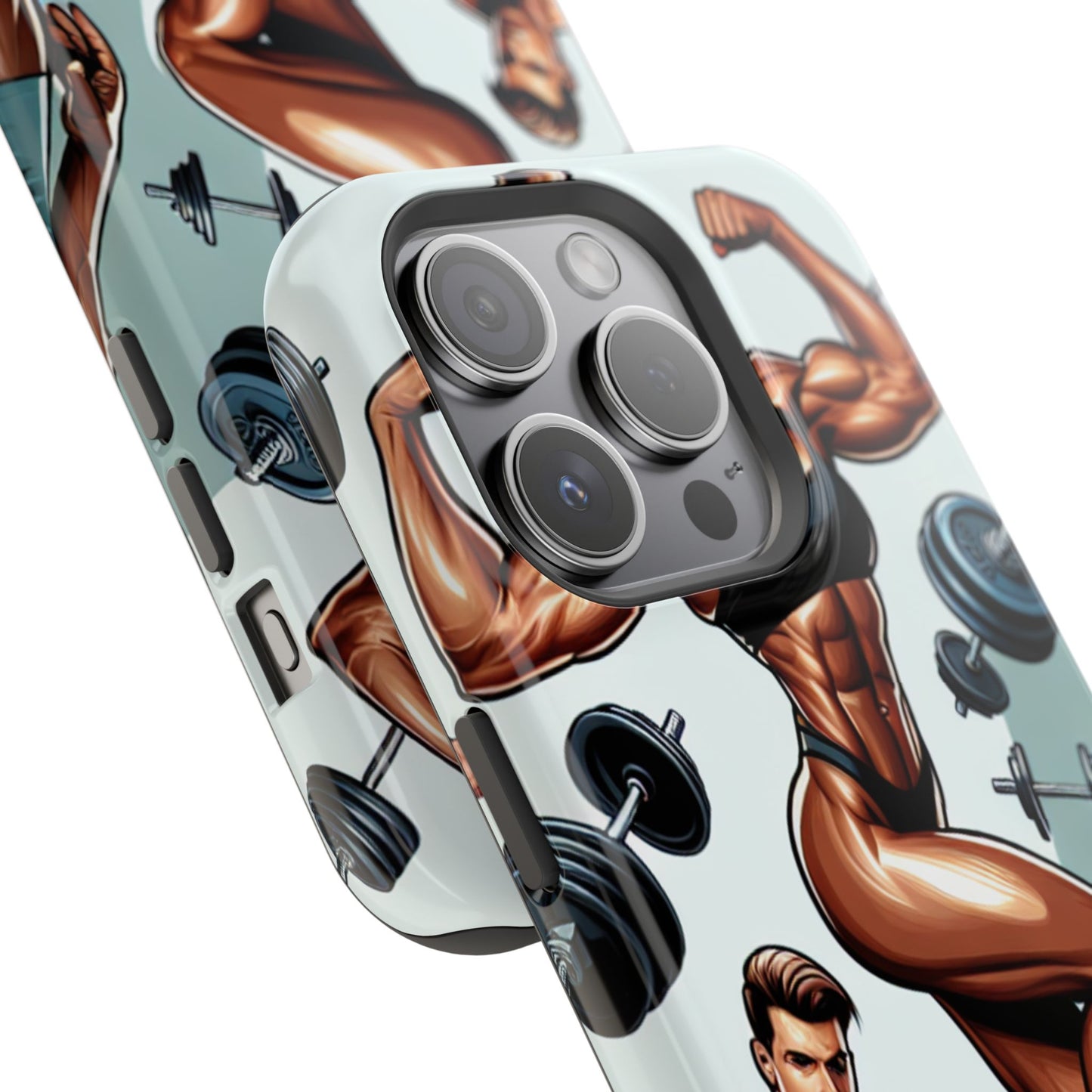 Muscle Motivation Phone Cases - Impact-Resistant, Fitness Gift, Workout Accessory, Athlete Phone Cover, Gym Enthusiast