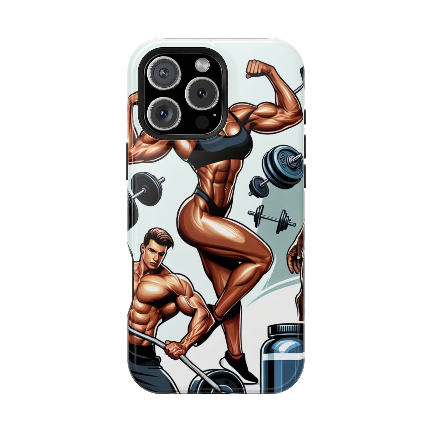Muscle Motivation Phone Cases - Impact-Resistant, Fitness Gift, Workout Accessory, Athlete Phone Cover, Gym Enthusiast