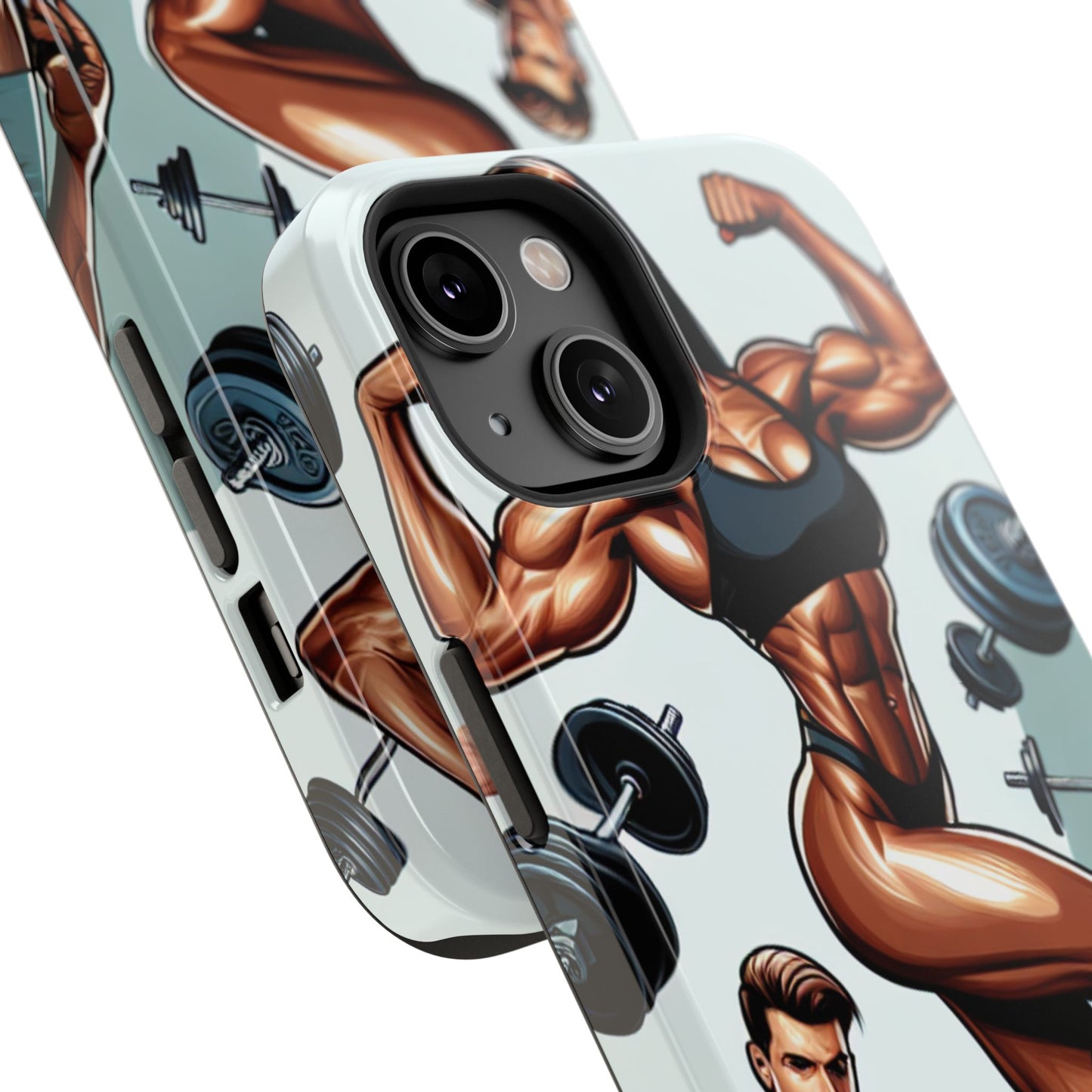 Muscle Motivation Phone Cases - Impact-Resistant, Fitness Gift, Workout Accessory, Athlete Phone Cover, Gym Enthusiast