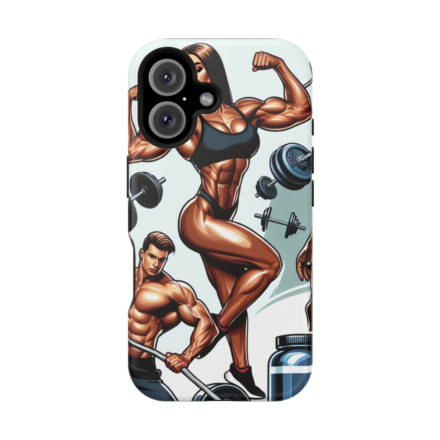 Muscle Motivation Phone Cases - Impact-Resistant, Fitness Gift, Workout Accessory, Athlete Phone Cover, Gym Enthusiast