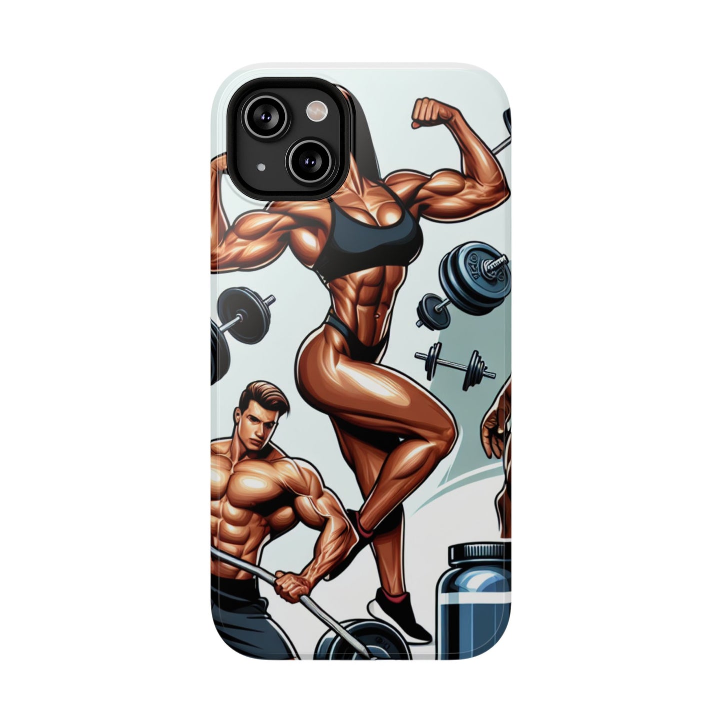 Muscle Motivation Phone Cases - Impact-Resistant, Fitness Gift, Workout Accessory, Athlete Phone Cover, Gym Enthusiast