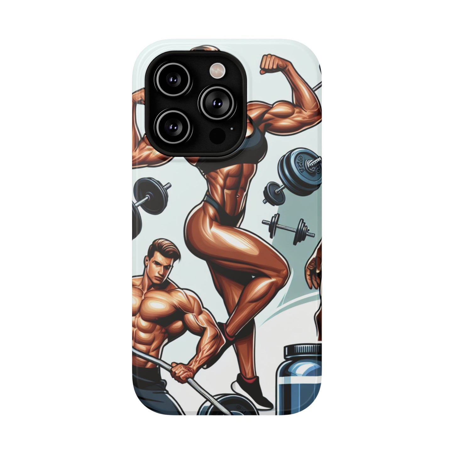 Muscle Motivation Phone Cases - Impact-Resistant, Fitness Gift, Workout Accessory, Athlete Phone Cover, Gym Enthusiast