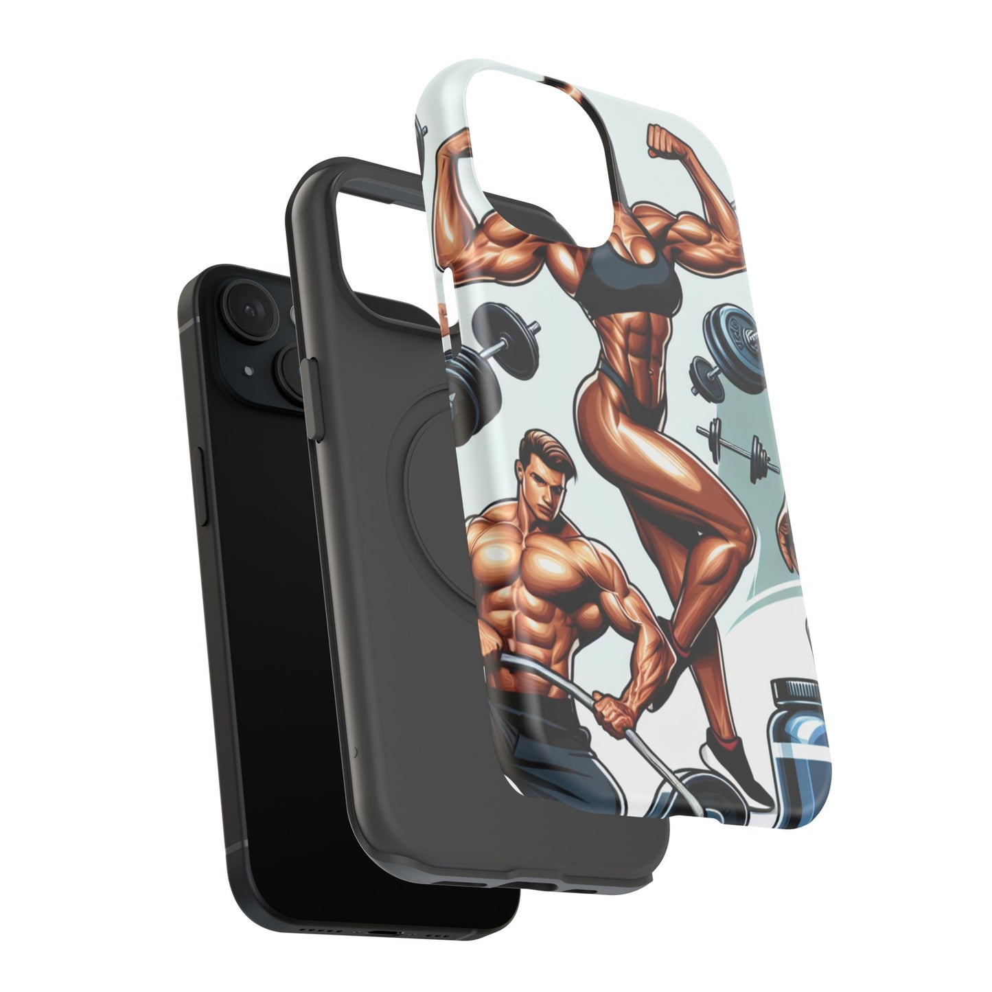 Muscle Motivation Phone Cases - Impact-Resistant, Fitness Gift, Workout Accessory, Athlete Phone Cover, Gym Enthusiast