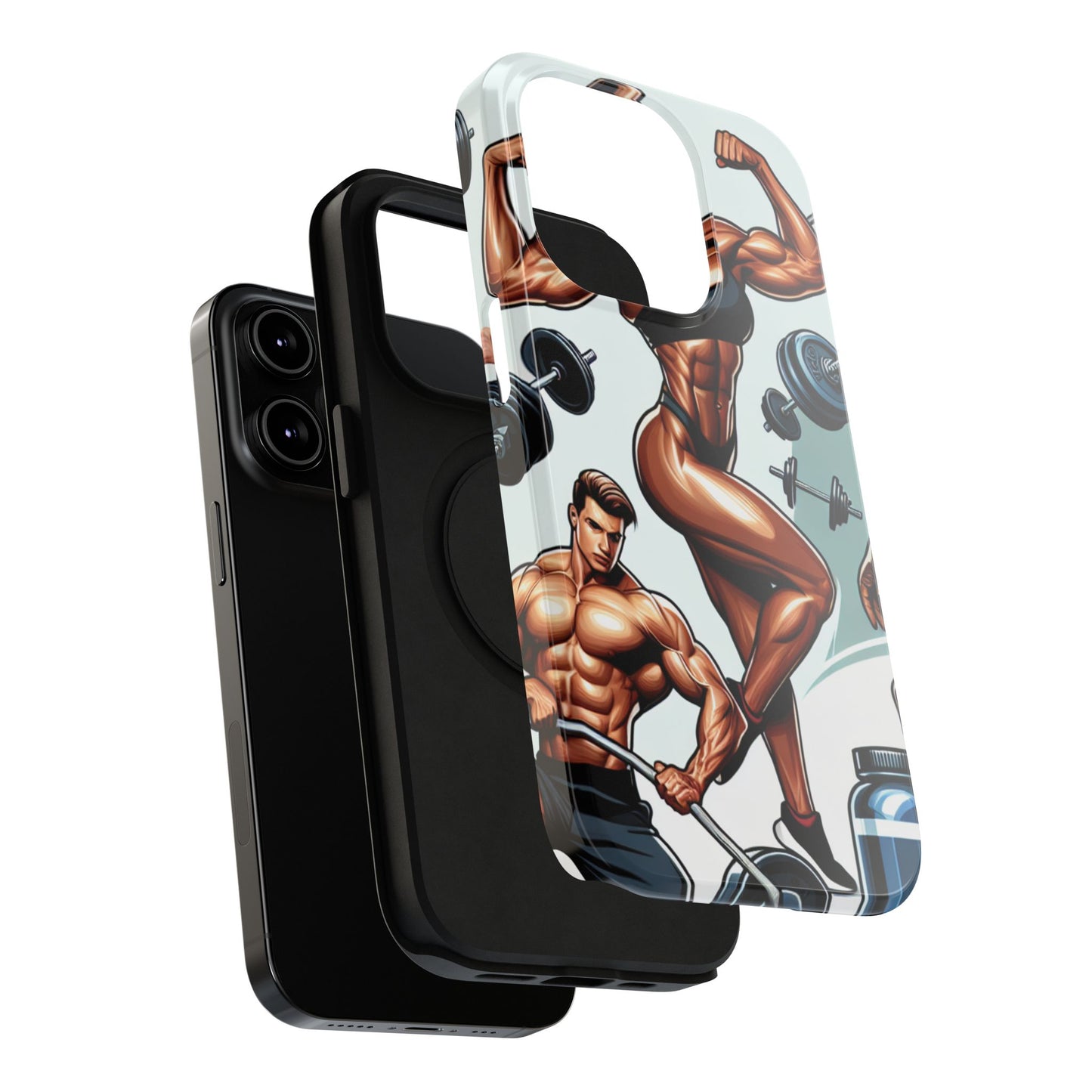 Muscle Motivation Phone Cases - Impact-Resistant, Fitness Gift, Workout Accessory, Athlete Phone Cover, Gym Enthusiast