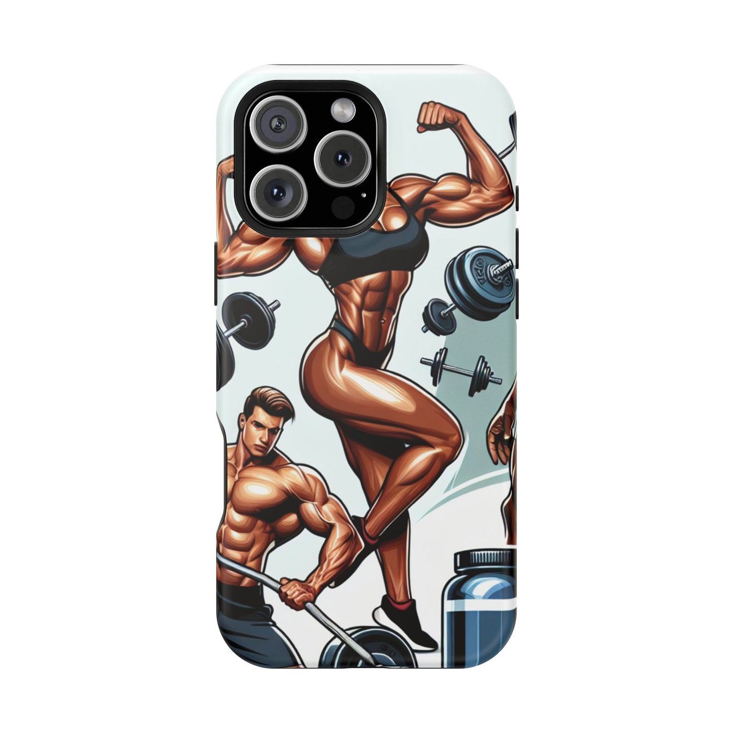 Muscle Motivation Phone Cases - Impact-Resistant, Fitness Gift, Workout Accessory, Athlete Phone Cover, Gym Enthusiast