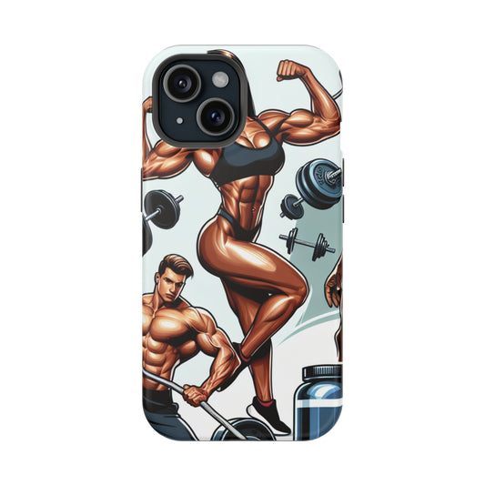 Muscle Motivation Phone Cases - Impact-Resistant, Fitness Gift, Workout Accessory, Athlete Phone Cover, Gym Enthusiast