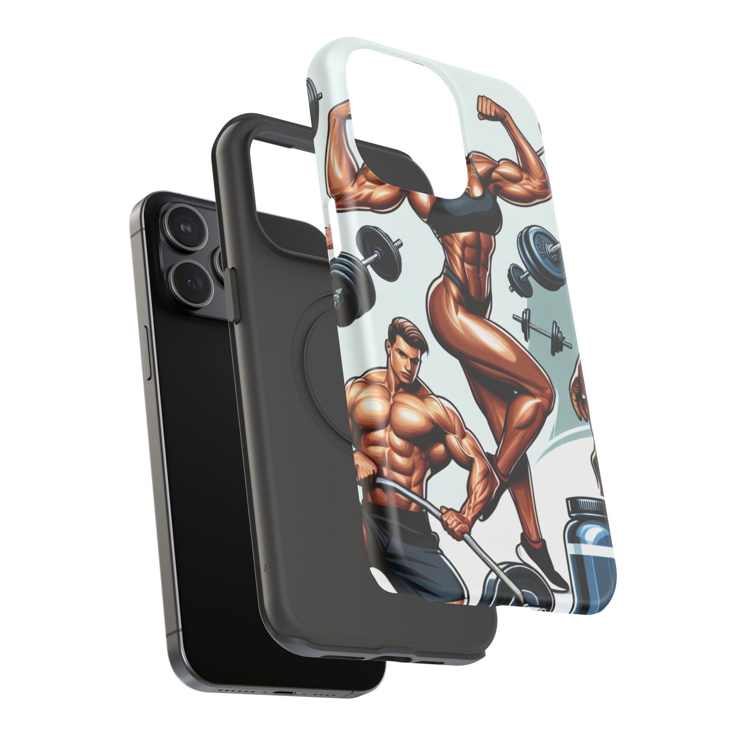 Muscle Motivation Phone Cases - Impact-Resistant, Fitness Gift, Workout Accessory, Athlete Phone Cover, Gym Enthusiast