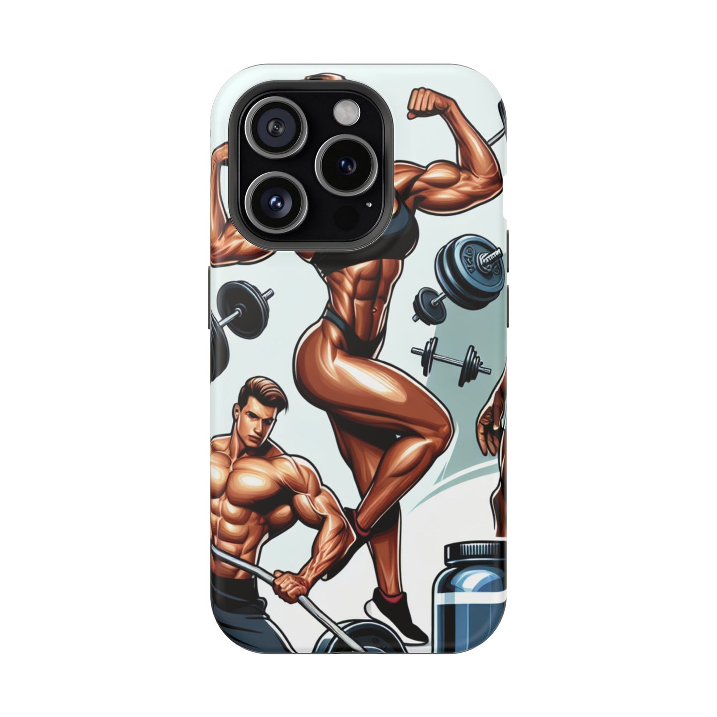 Muscle Motivation Phone Cases - Impact-Resistant, Fitness Gift, Workout Accessory, Athlete Phone Cover, Gym Enthusiast