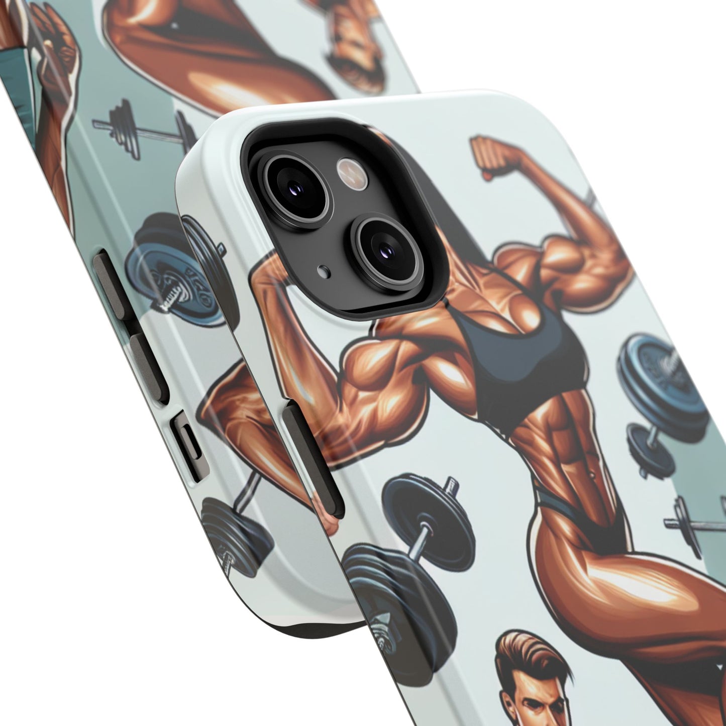Muscle Motivation Phone Cases - Impact-Resistant, Fitness Gift, Workout Accessory, Athlete Phone Cover, Gym Enthusiast