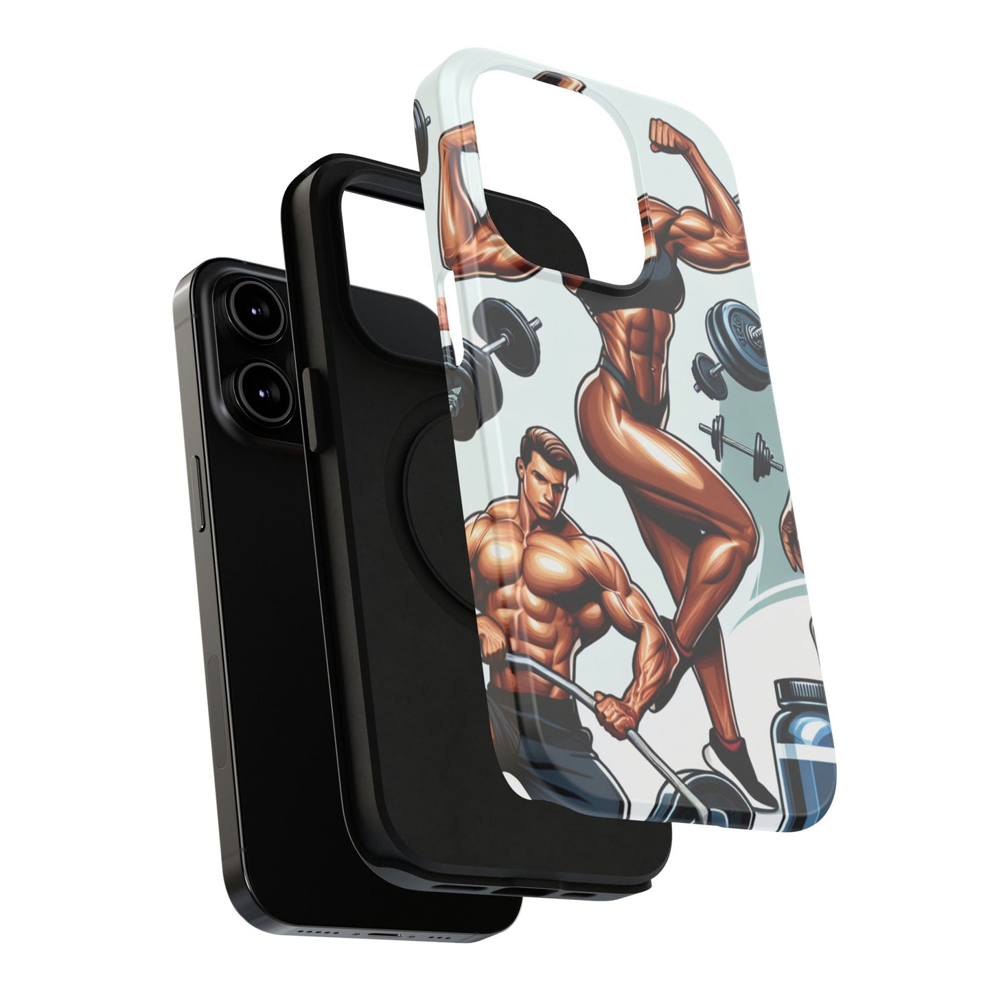 Muscle Motivation Phone Cases - Impact-Resistant, Fitness Gift, Workout Accessory, Athlete Phone Cover, Gym Enthusiast