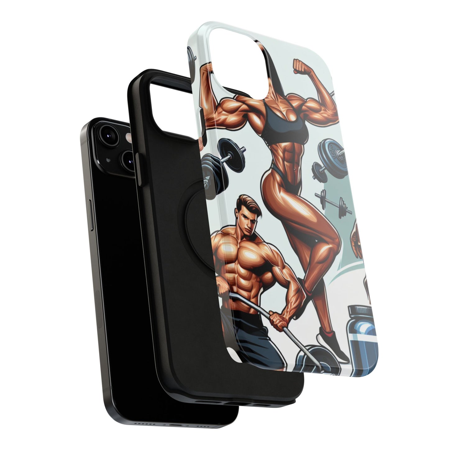 Muscle Motivation Phone Cases - Impact-Resistant, Fitness Gift, Workout Accessory, Athlete Phone Cover, Gym Enthusiast