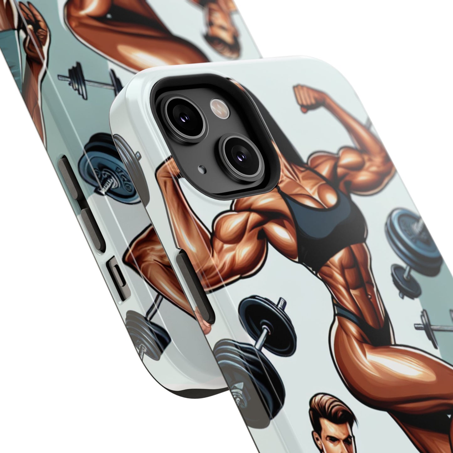 Muscle Motivation Phone Cases - Impact-Resistant, Fitness Gift, Workout Accessory, Athlete Phone Cover, Gym Enthusiast