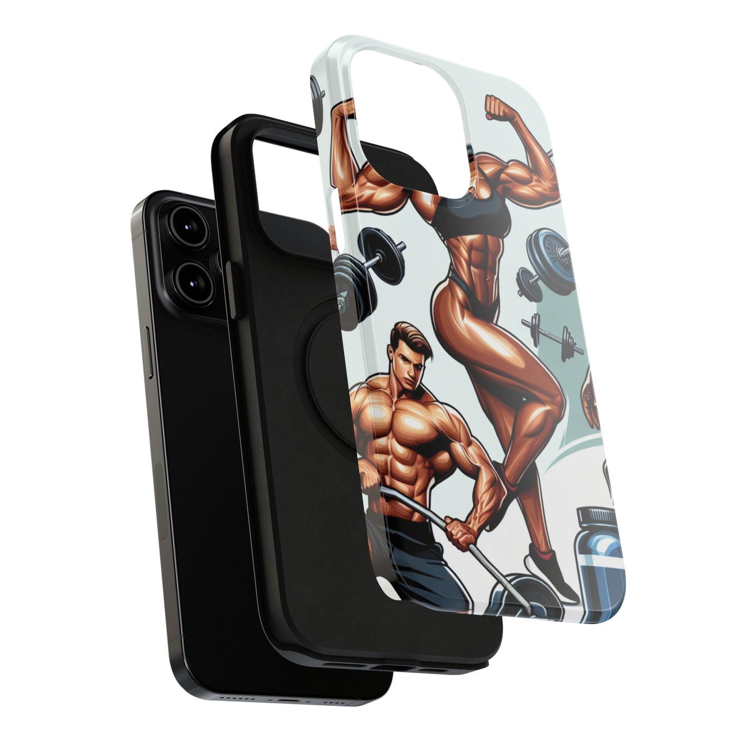 Muscle Motivation Phone Cases - Impact-Resistant, Fitness Gift, Workout Accessory, Athlete Phone Cover, Gym Enthusiast