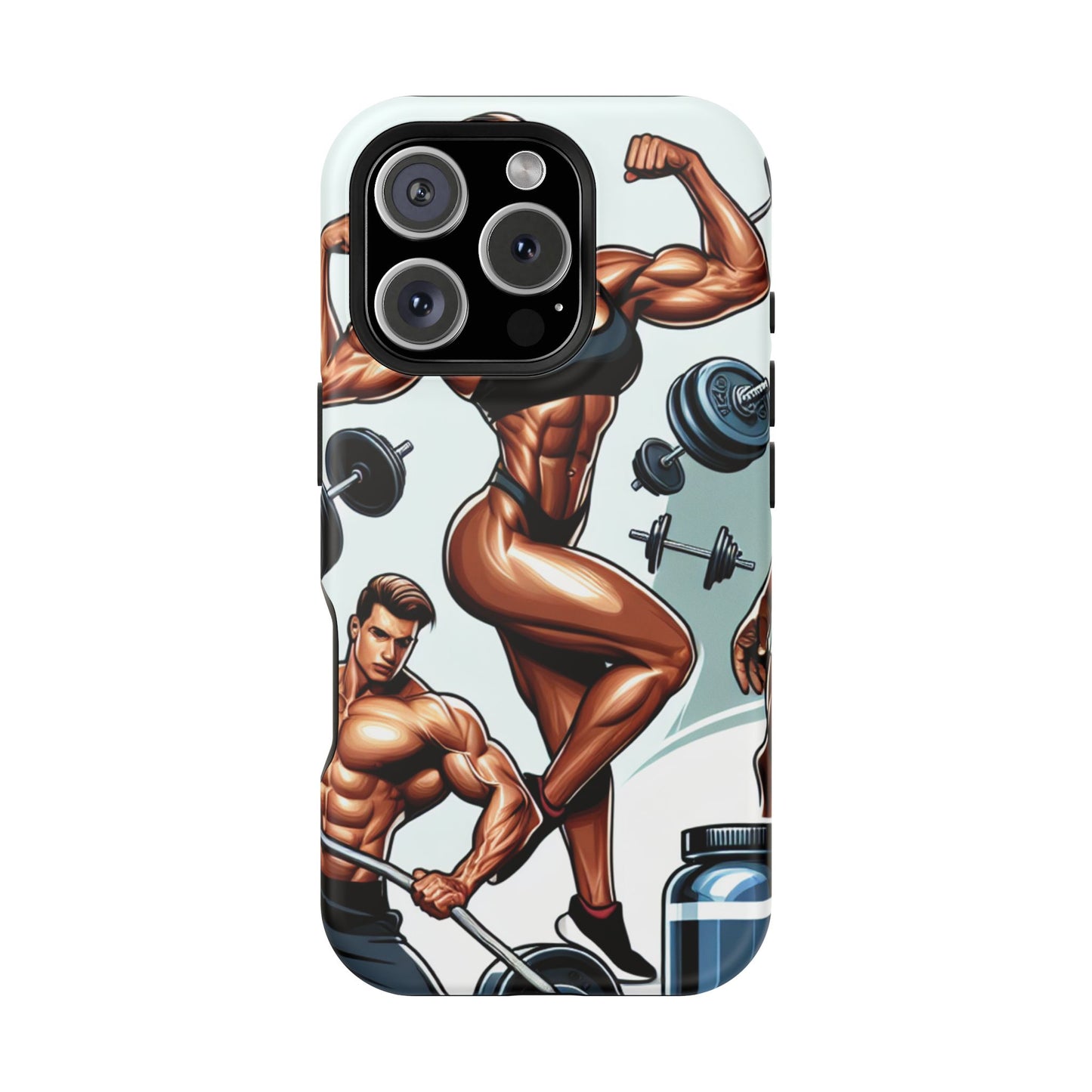 Muscle Motivation Phone Cases - Impact-Resistant, Fitness Gift, Workout Accessory, Athlete Phone Cover, Gym Enthusiast
