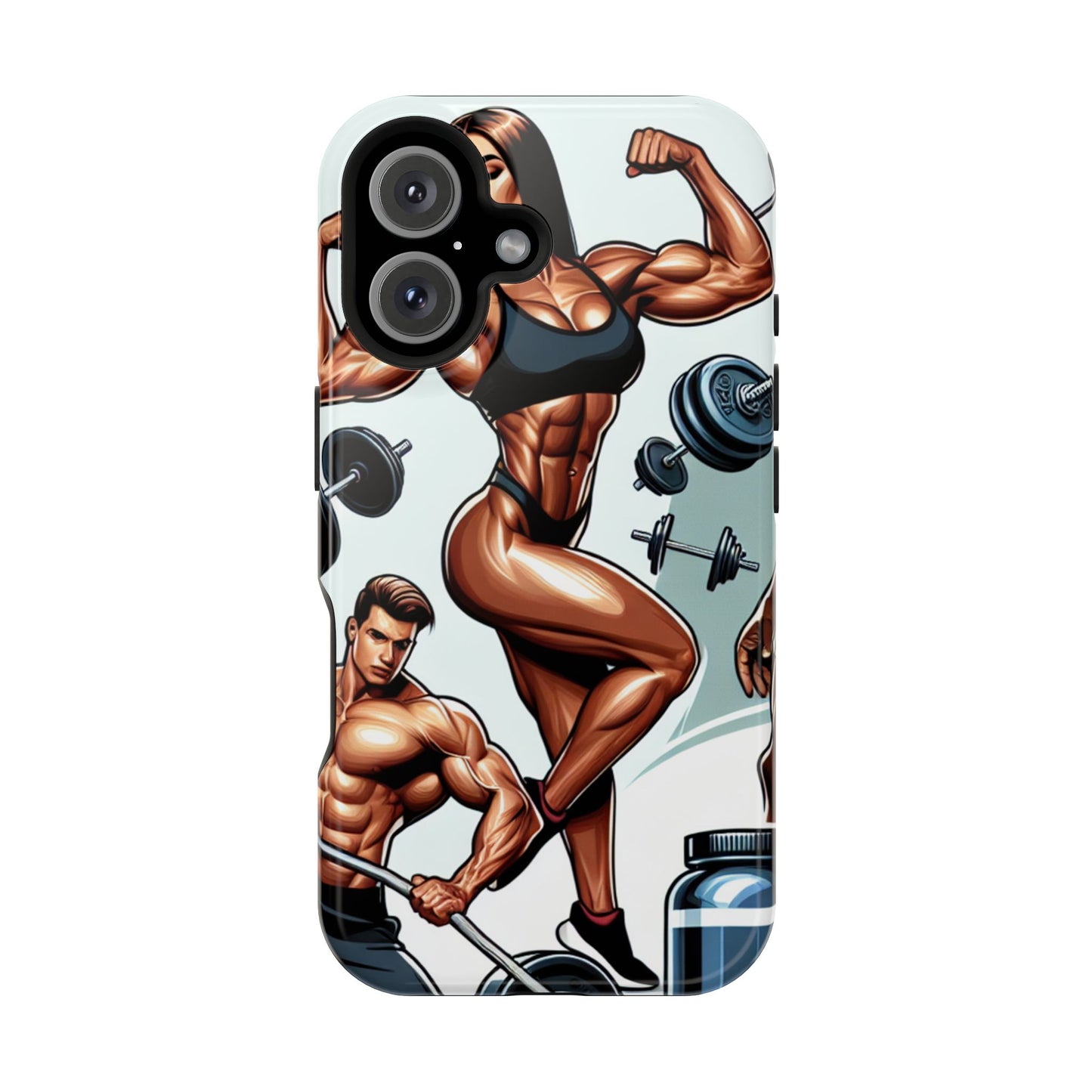 Muscle Motivation Phone Cases - Impact-Resistant, Fitness Gift, Workout Accessory, Athlete Phone Cover, Gym Enthusiast