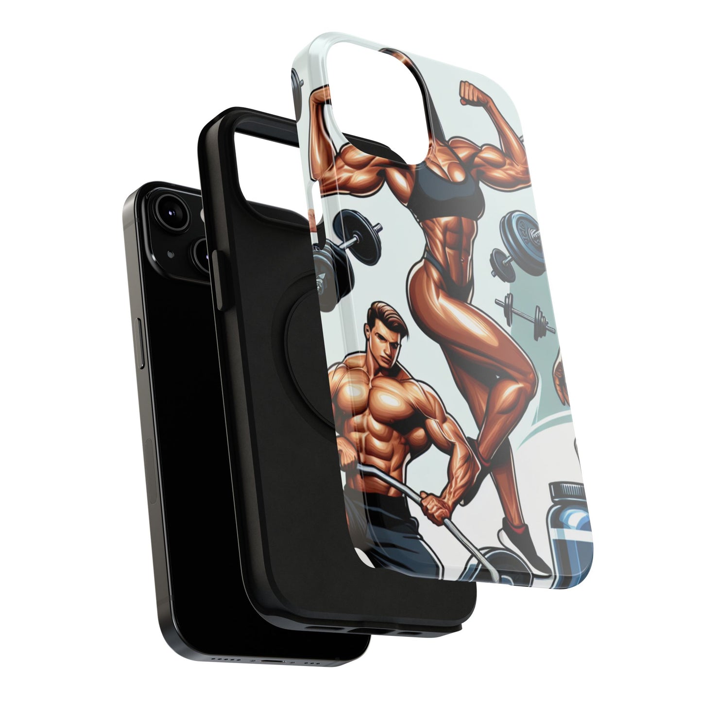 Muscle Motivation Phone Cases - Impact-Resistant, Fitness Gift, Workout Accessory, Athlete Phone Cover, Gym Enthusiast