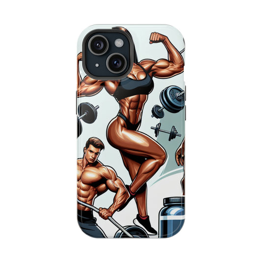 Muscle Motivation Phone Cases - Impact-Resistant, Fitness Gift, Workout Accessory, Athlete Phone Cover, Gym Enthusiast