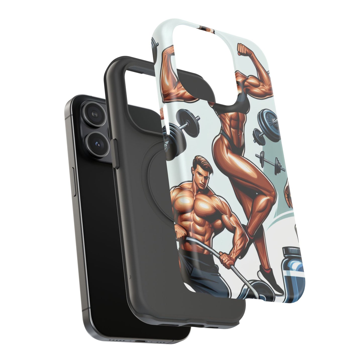 Muscle Motivation Phone Cases - Impact-Resistant, Fitness Gift, Workout Accessory, Athlete Phone Cover, Gym Enthusiast