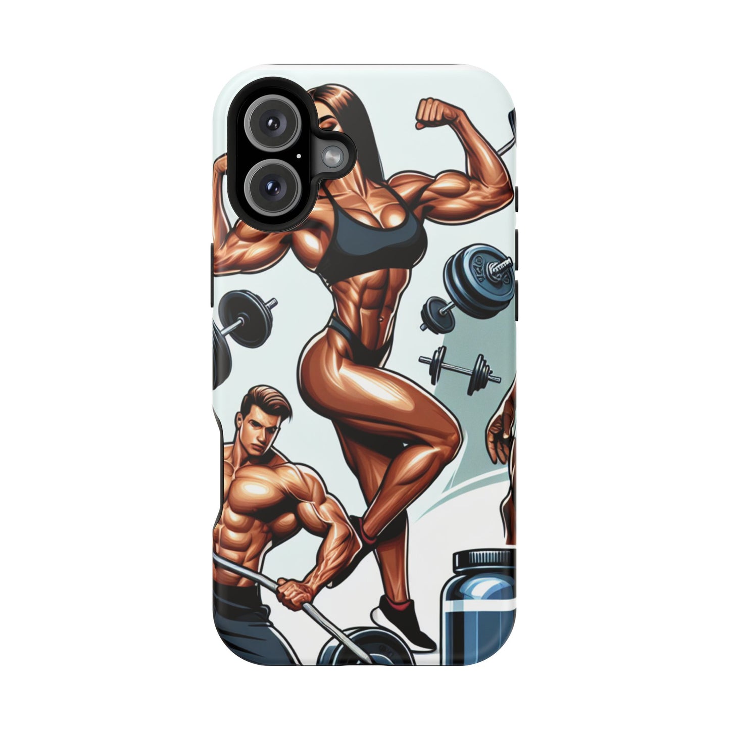 Muscle Motivation Phone Cases - Impact-Resistant, Fitness Gift, Workout Accessory, Athlete Phone Cover, Gym Enthusiast