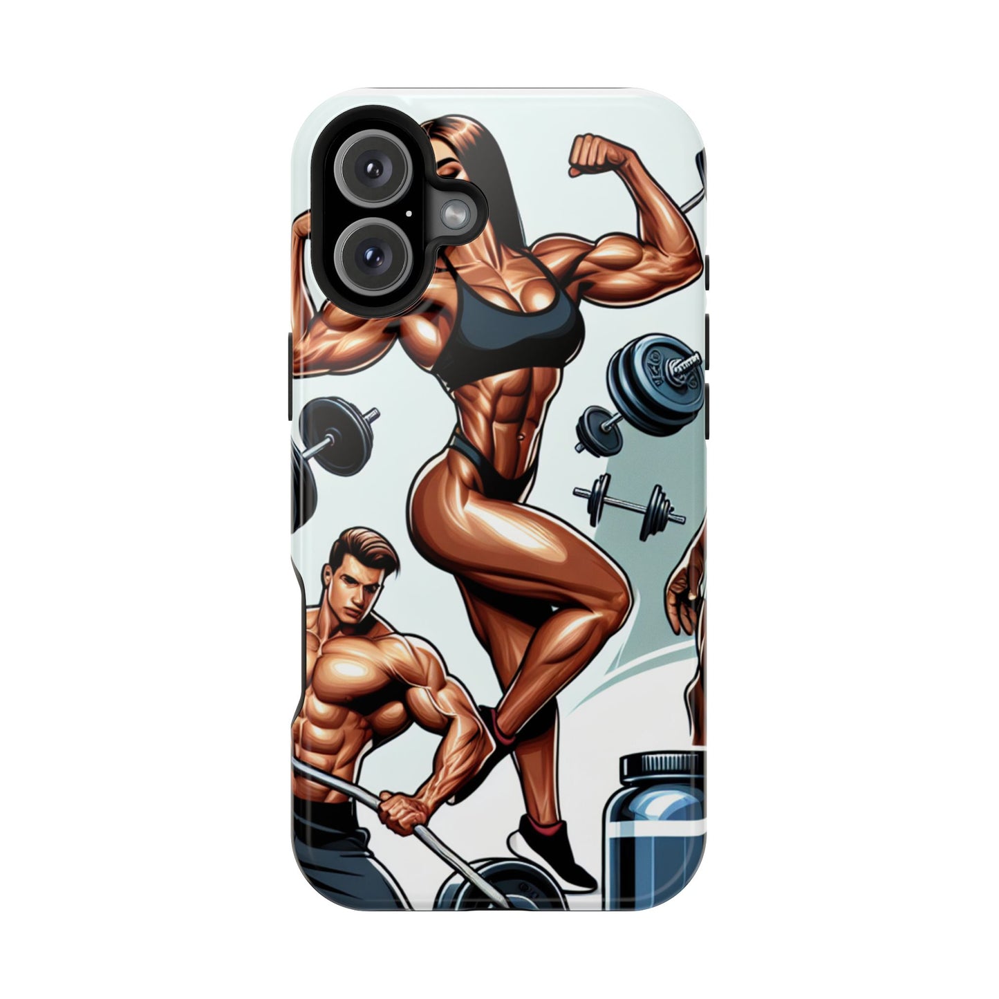 Muscle Motivation Phone Cases - Impact-Resistant, Fitness Gift, Workout Accessory, Athlete Phone Cover, Gym Enthusiast